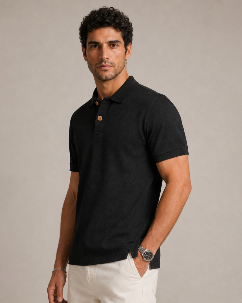 Nextt Level Polo Shirt — Hero