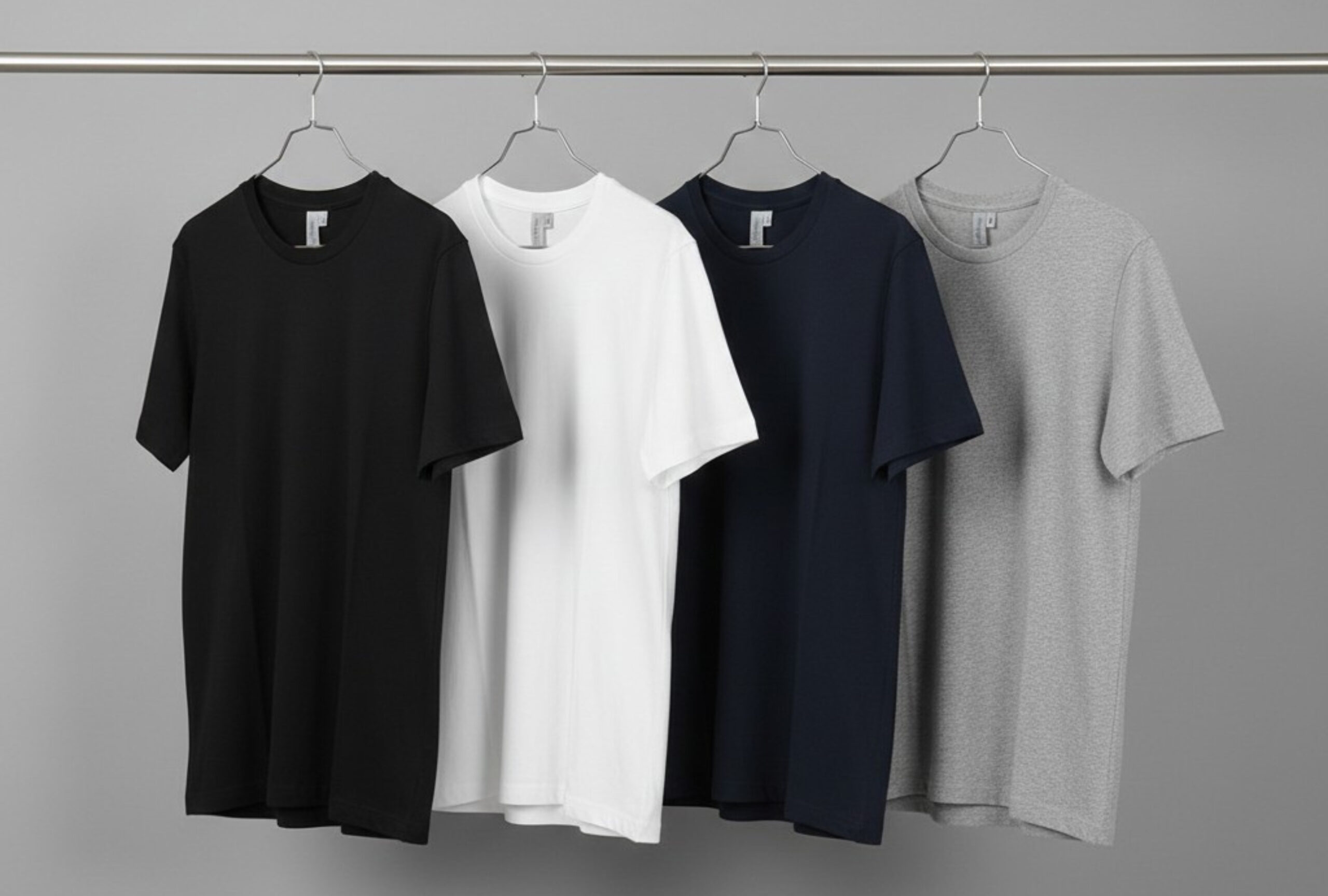 Nextt Level Round Neck T-Shirt - Black, White, Navy, Heather Grey