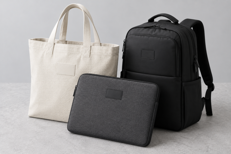 Branded corporate tote bags, backpacks and laptop bags
