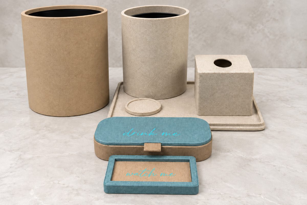 Stone-effect resin collection produced by Milano Group