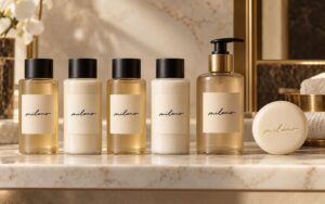 Branded wet amenities for hotels