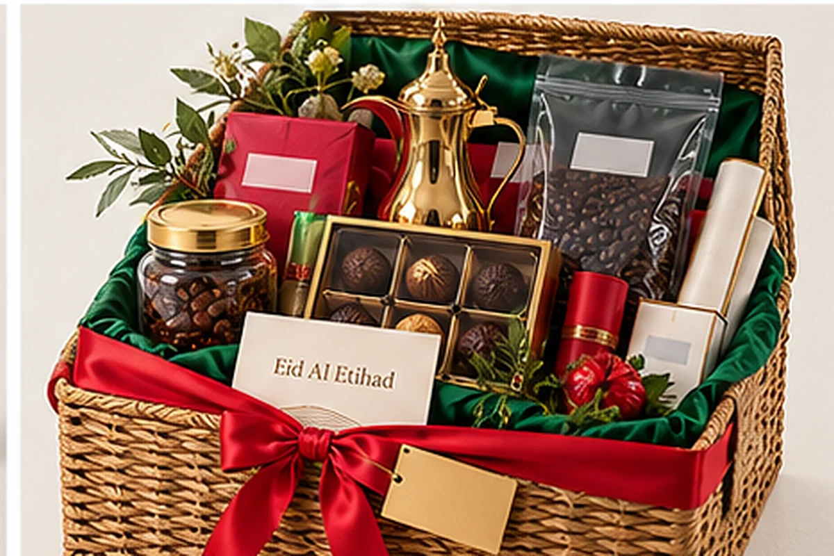 Year-end corporate gift hamper for clients in Dubai